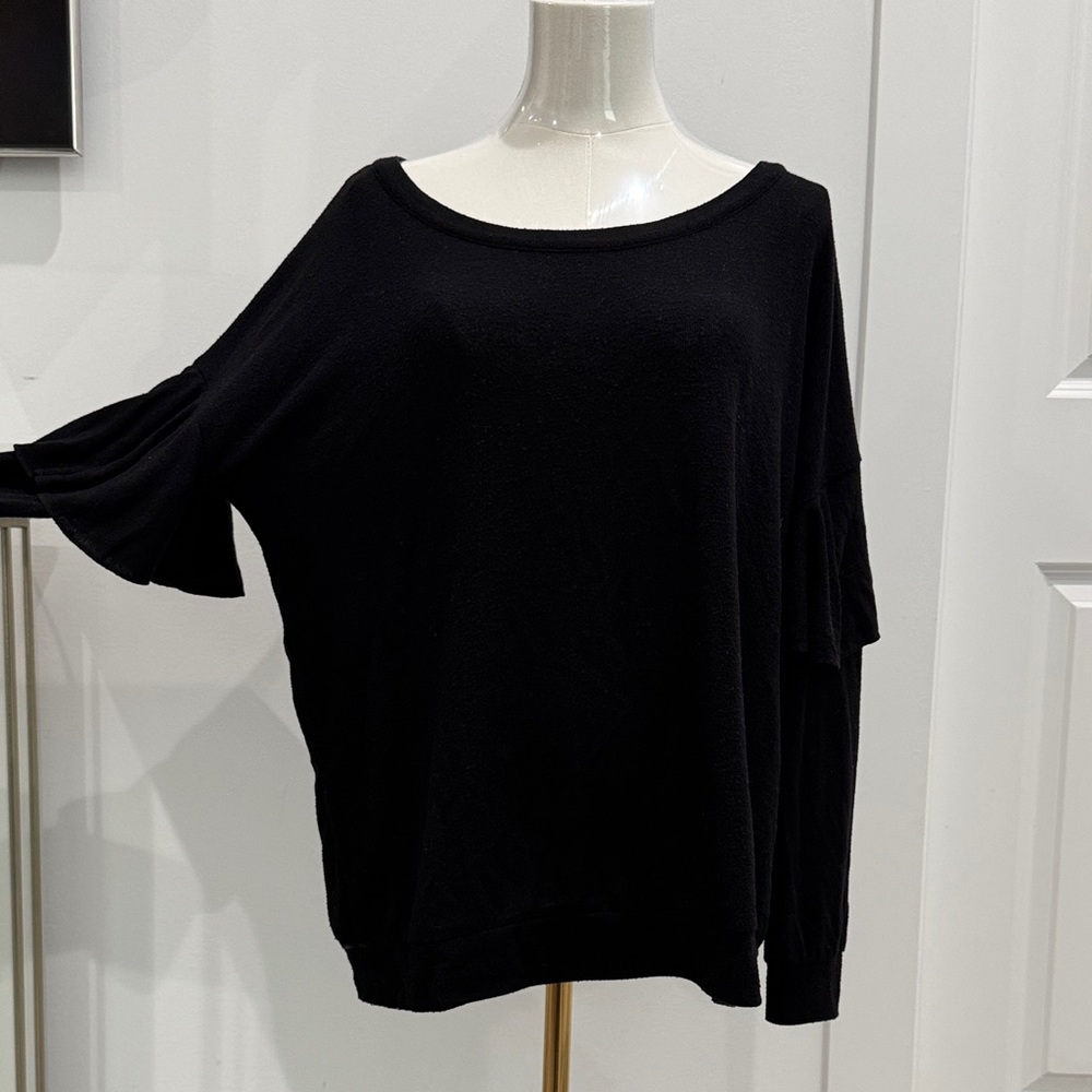 Chaser Black Long Sleeve Top